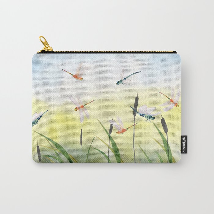 Dragonfly Party  Carry-All Pouch