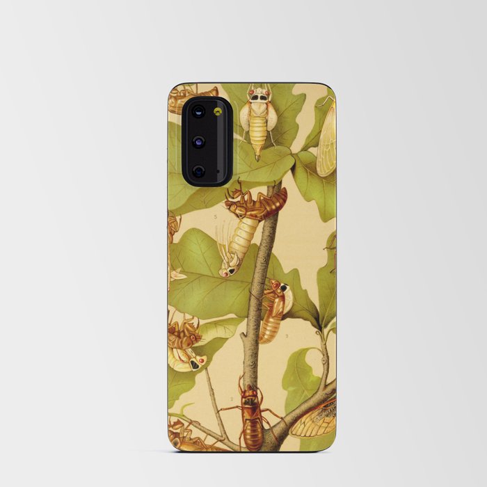 Transformation of Cicada Septemdecim by Lillie Sullivan, 1898 (benefitting The Nature Conservancy) Android Card Case