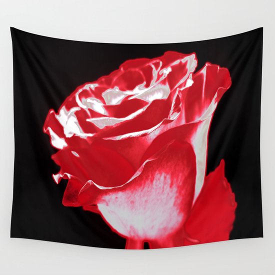 Colorful Rose P Wall Tapestry