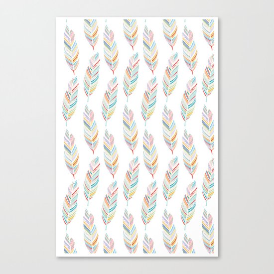 Feathered Canvas Print