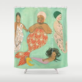 Everyone a Mermaid Shower Curtain