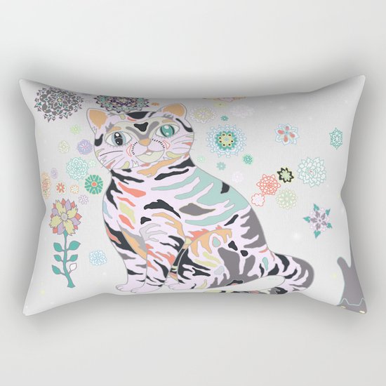 catflowers Rectangular Pillow