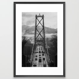 Lion's Gate Bridge Framed Art Print