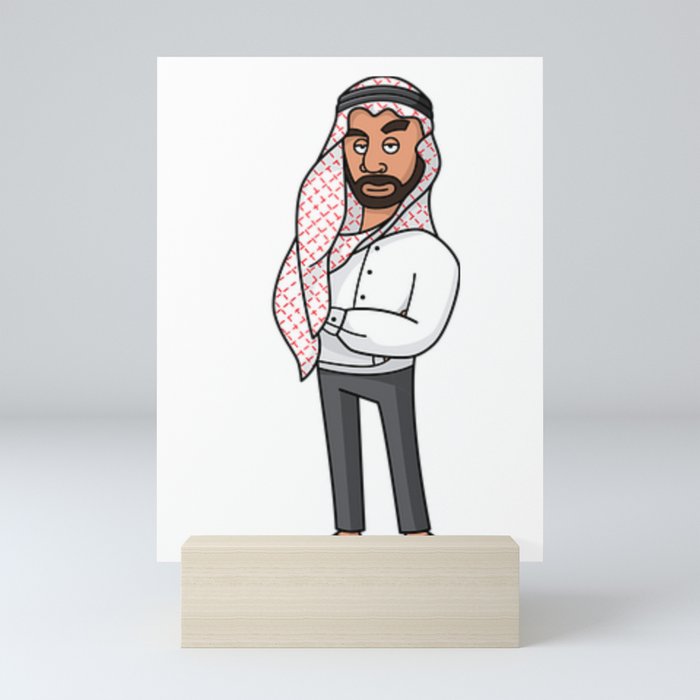 Muslim Man Mini Art Print
