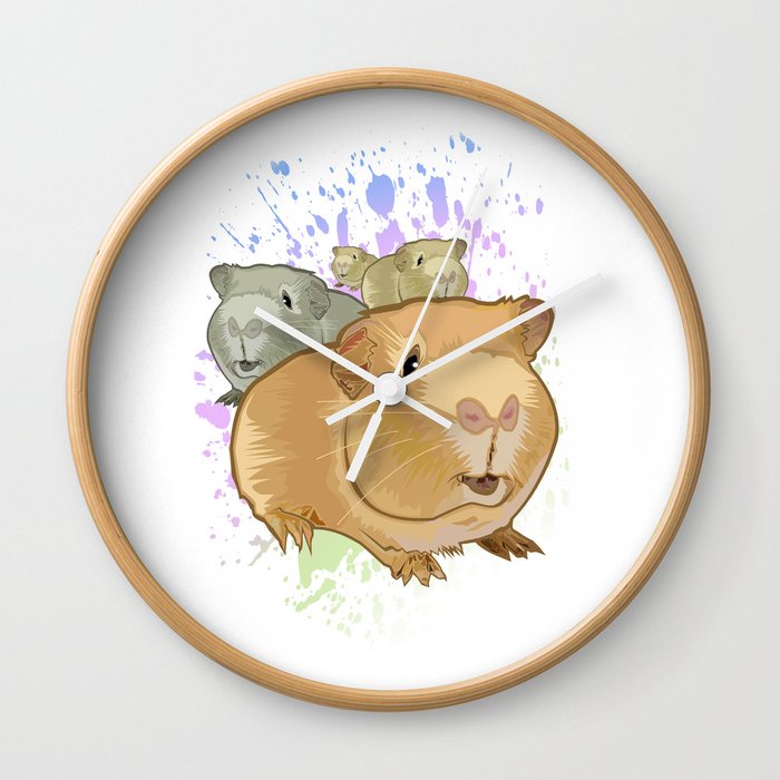 Guinea Pigs Wall Clock