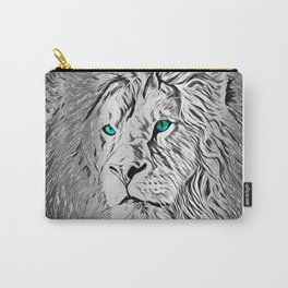 Silver Lion Carry-All Pouch