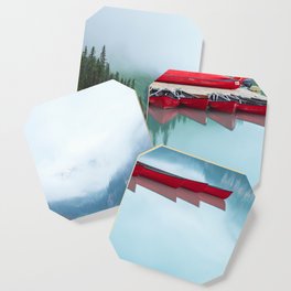 Red Canoes Coaster