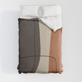 Modern Abstract Shapes #2 Comforter