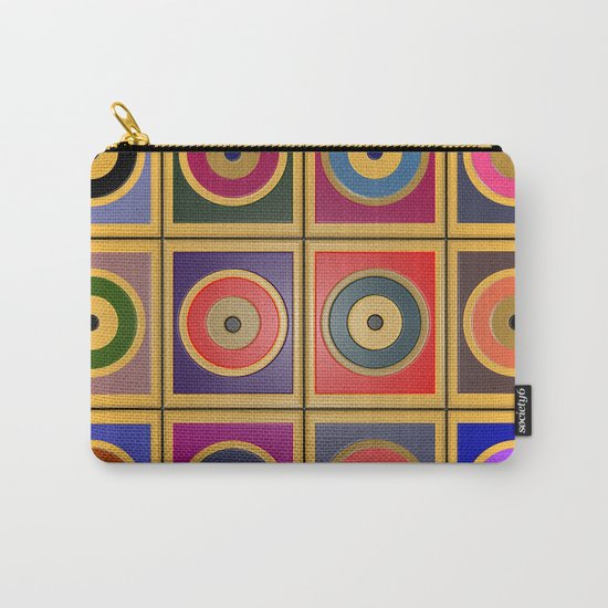 Rectangles & Circles #3 Carry-All Pouch