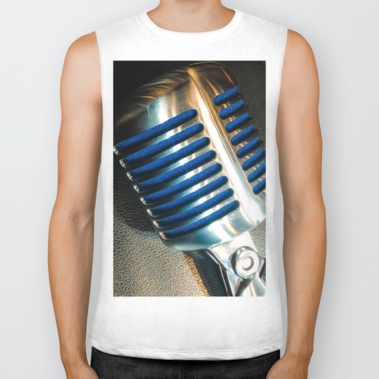 Microphone Biker Tank