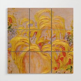 Bananas and strawberries fireworks Wood Wall Art