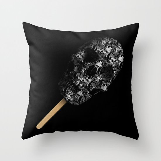 Skull Pop Throw Pillow