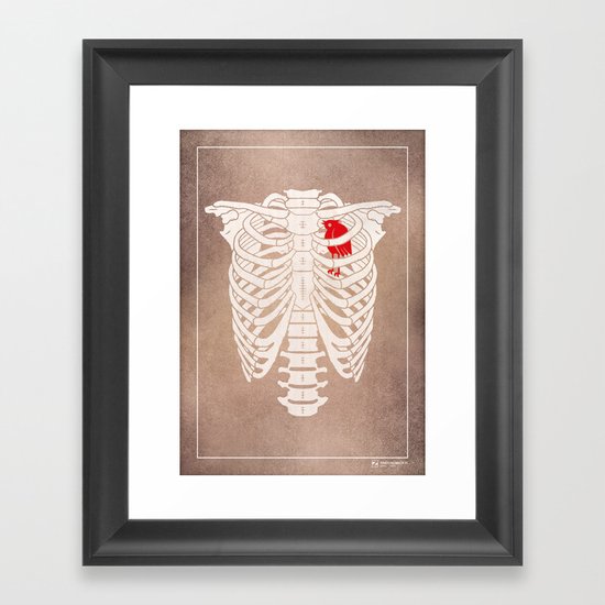 Skeleton Framed Art Print