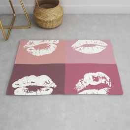 lips Area & Throw Rug