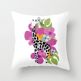 Surrounded By Mother Nature Throw Pillow
