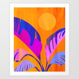 Mystic Tropics / Abstract Tropical Series Art Print