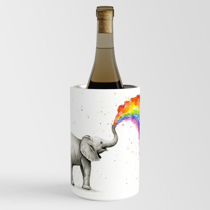 Rainbow Baby Elephant Wine Chiller