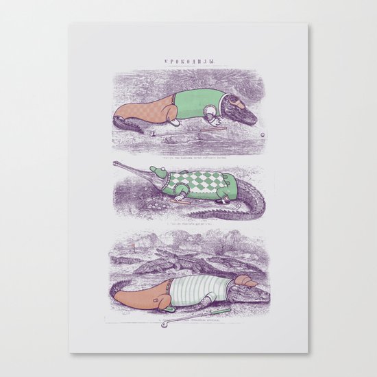 Golf Buddies Canvas Print