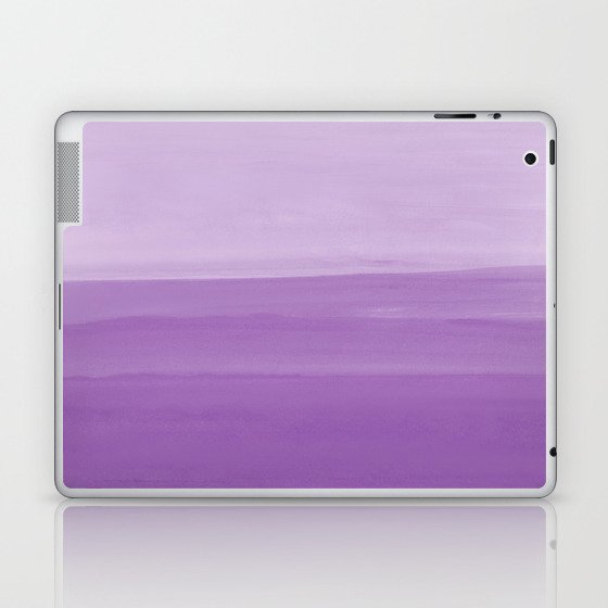 Touching Purple Watercolor Abstract #1 #painting #decor #art #society6 Laptop & iPad Skin