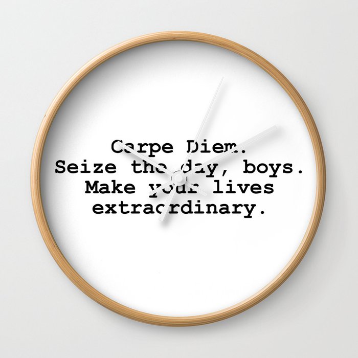 seize the day poem carpe diem