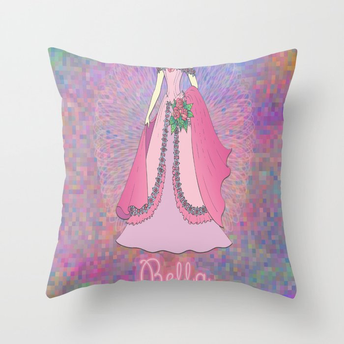 Fairy Princess - Bella Throw Pillow