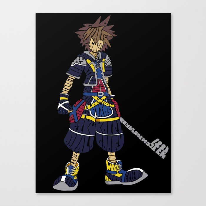 Kingdom Hearts: Sora Canvas Print