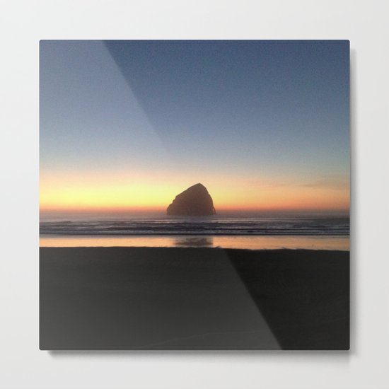 Sunset over the Pacific Metal Print