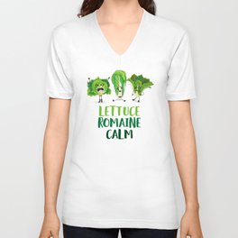 Lettuce Romaine Calm V Neck T Shirt