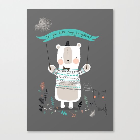 Bear Hug Canvas Print