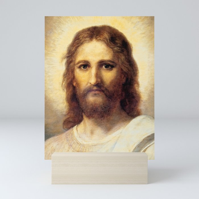 Head of Christ by Heinrich Hofmann Mini Art Print