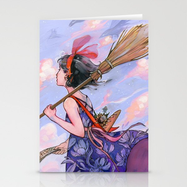 Windy Witch Stationery Cards