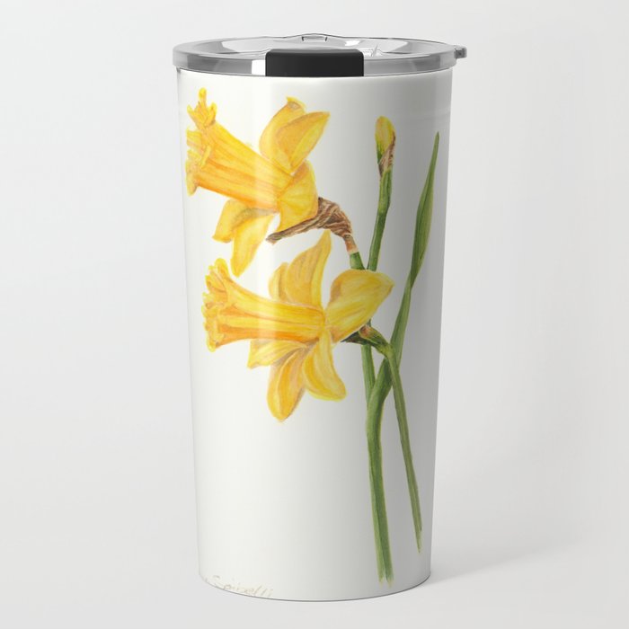 Early Daffodils Travel Mug