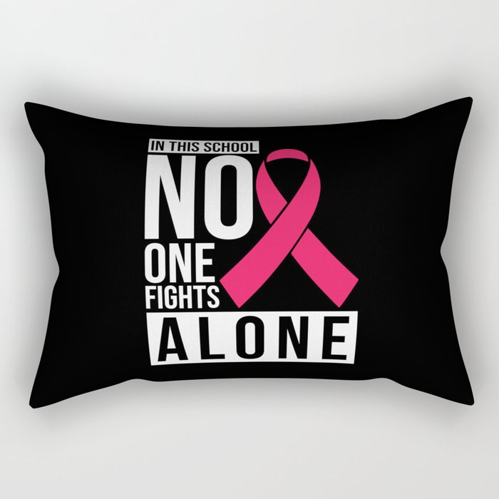 School Breast Cancer Awareness Rectangular Pillow