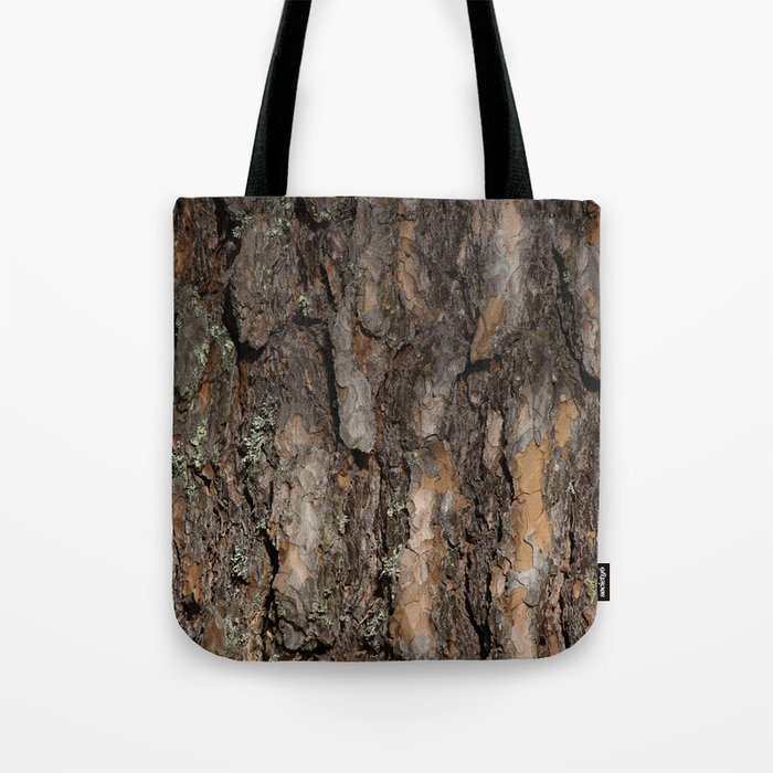 Pine bark close-up Tote Bag