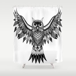 The Night Owl Shower Curtain