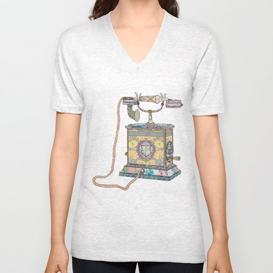 waiting for your call since 1896 Unisex V-Neck
