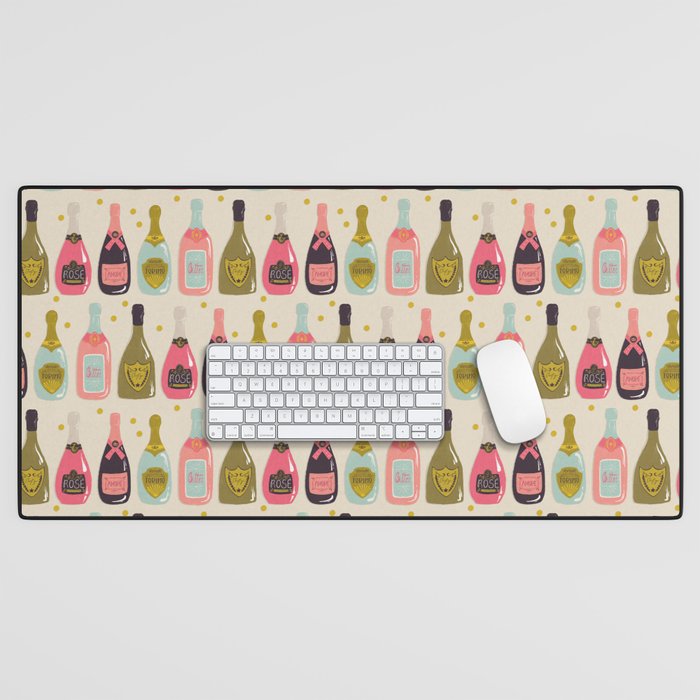 Champagne Cheers Desk Mat
