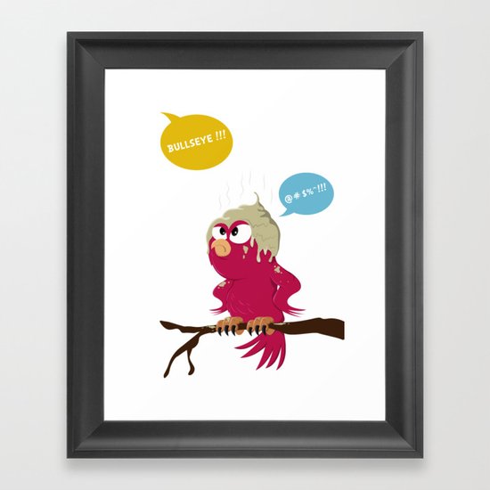 Bullseye Framed Art Print
