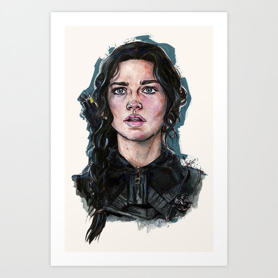 Katniss Everdeen Art Print