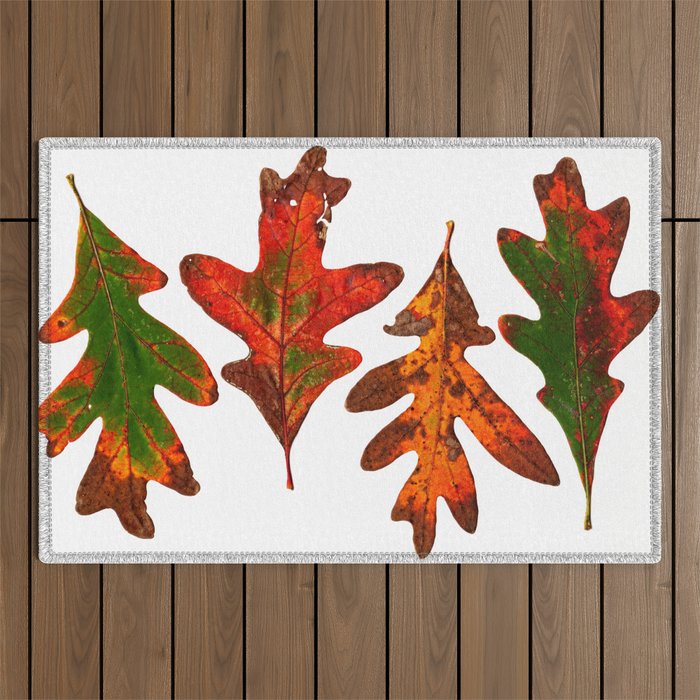 Fall Leaves Mother Nature Outdoor Rug