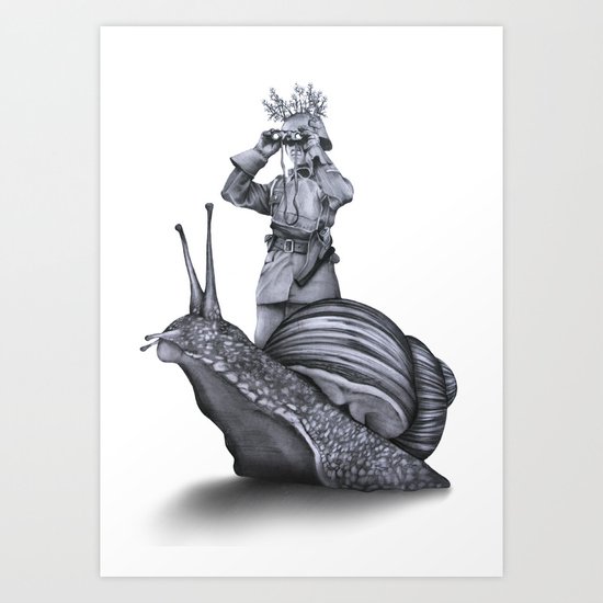 In which no explanation can be found Art Print