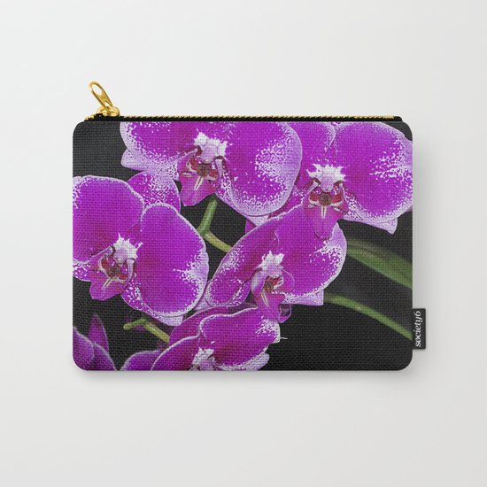 Graceful spray of deep pink orchids Carry-All Pouch
