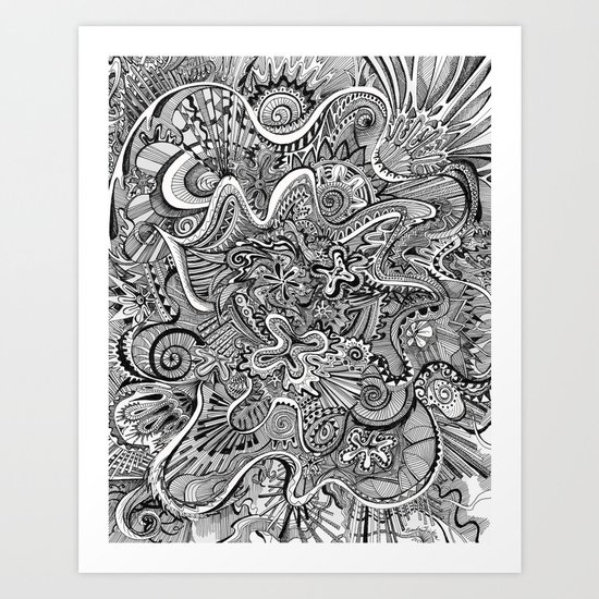 Funnel Me Art Print