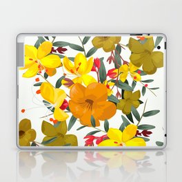 Yellow Flowers Laptop Skin