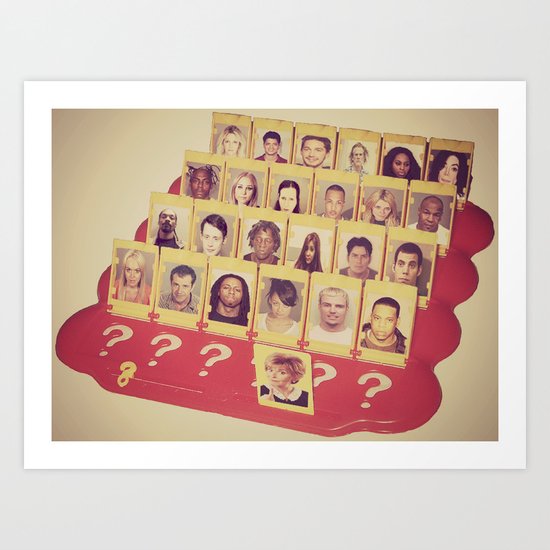 Guess Who Art Print