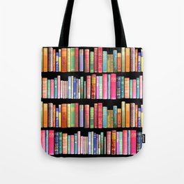 Book lovers gifts of antique and retro books on a bookshelf Tote Bag