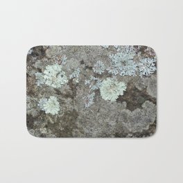 Lichen on granite Bath Mat