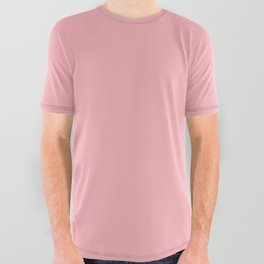 Blush Pink All Over Graphic Tee