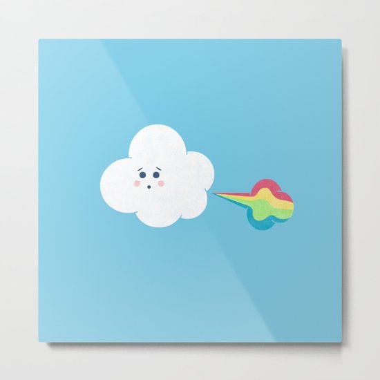 Oops Metal Print