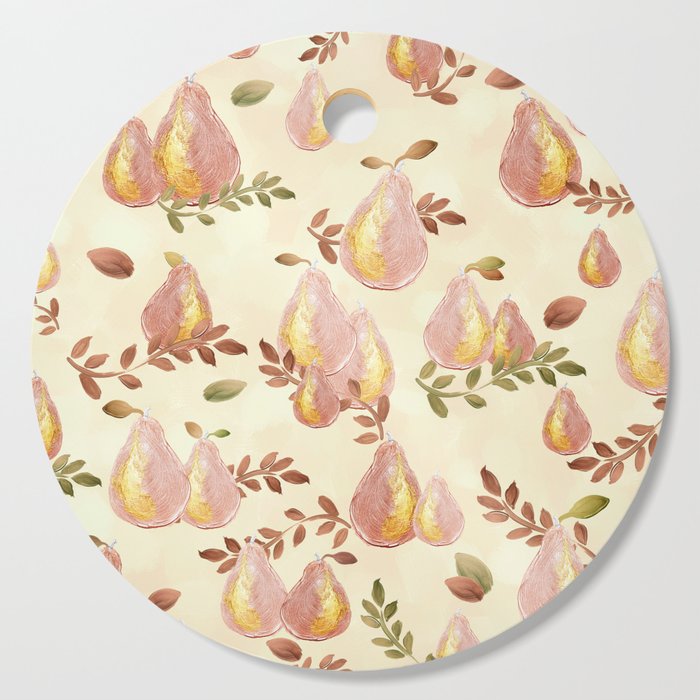 Copper Pears Cutting Board